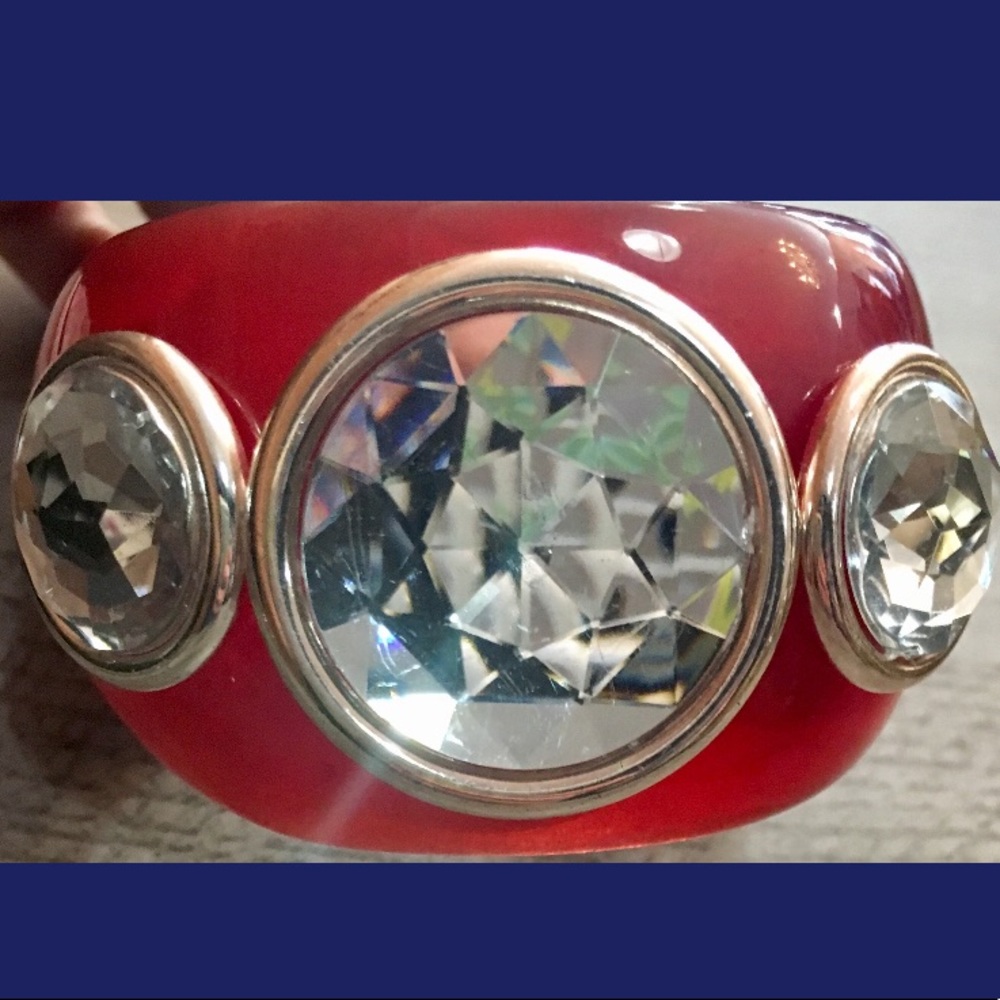 Large Rhinestone Bangle - Picture 5 of 6